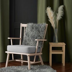 IKEA VAGVISARE 2 Throw Pillow Covers w/feather inserts Gray 20x20" 905.666.35